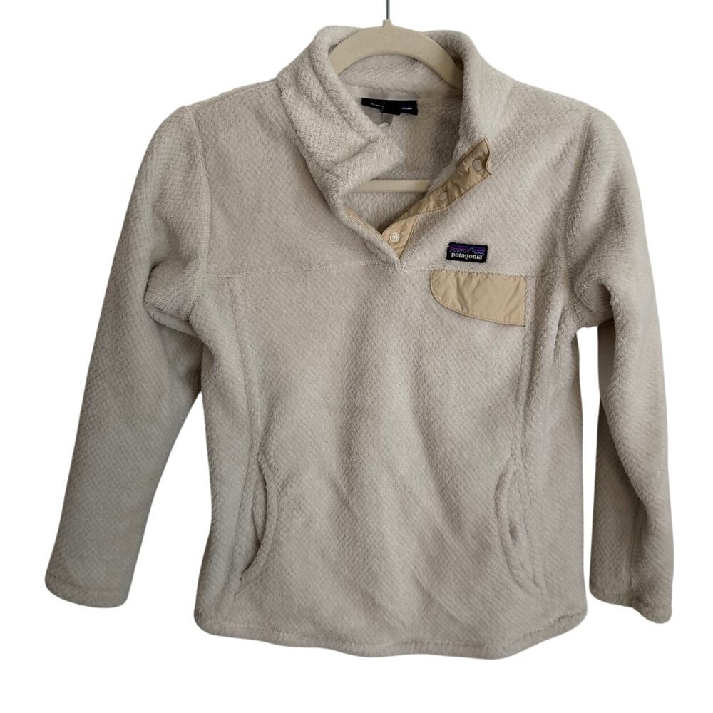 Patagonia Girl's Size L Cream Pullover